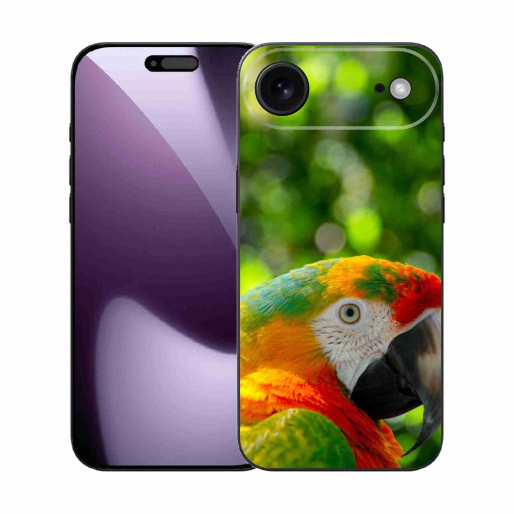 Gelový kryt mmCase na iPhone 17 Air - papoušek ara 3