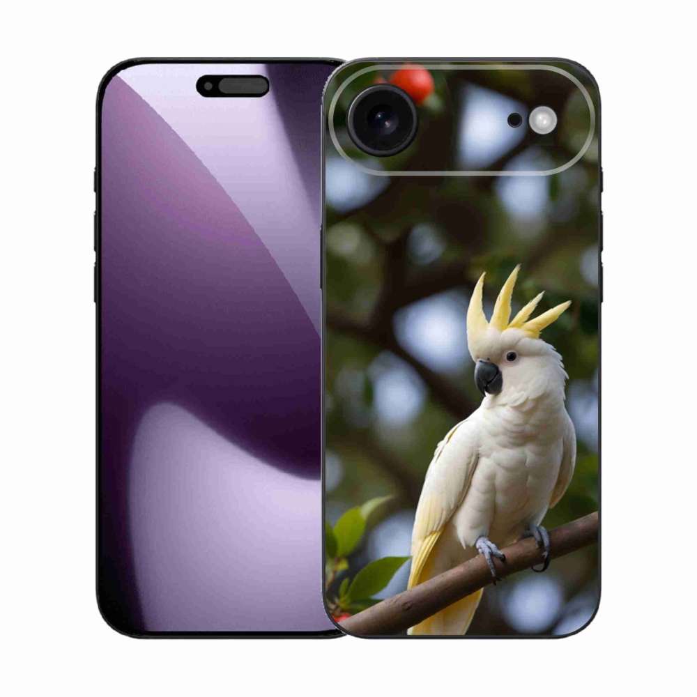 Gelový kryt mmCase na iPhone 17 Air - papoušek kakadu 3