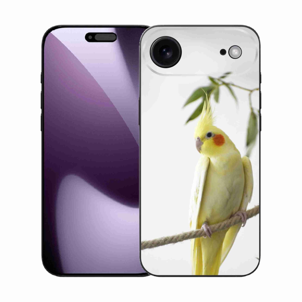 Gelový kryt mmCase na iPhone 17 Air - papoušek korela chocholatá