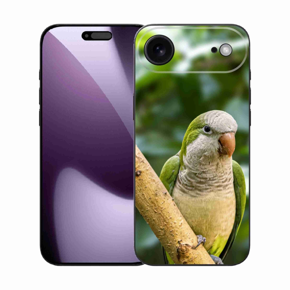 Gelový kryt mmCase na iPhone 17 Air - papoušek mníšek