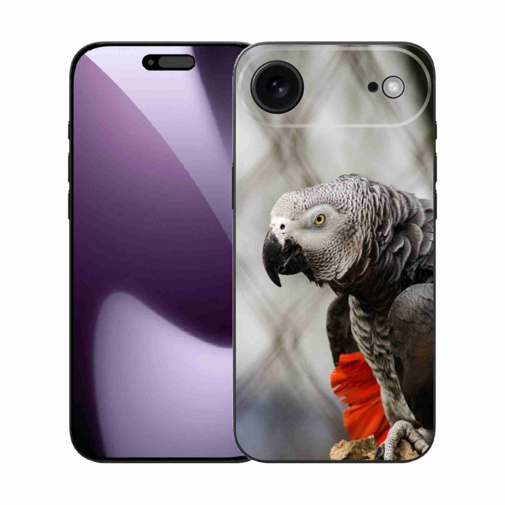 Gelový kryt mmCase na iPhone 17 Air - papoušek žako 3