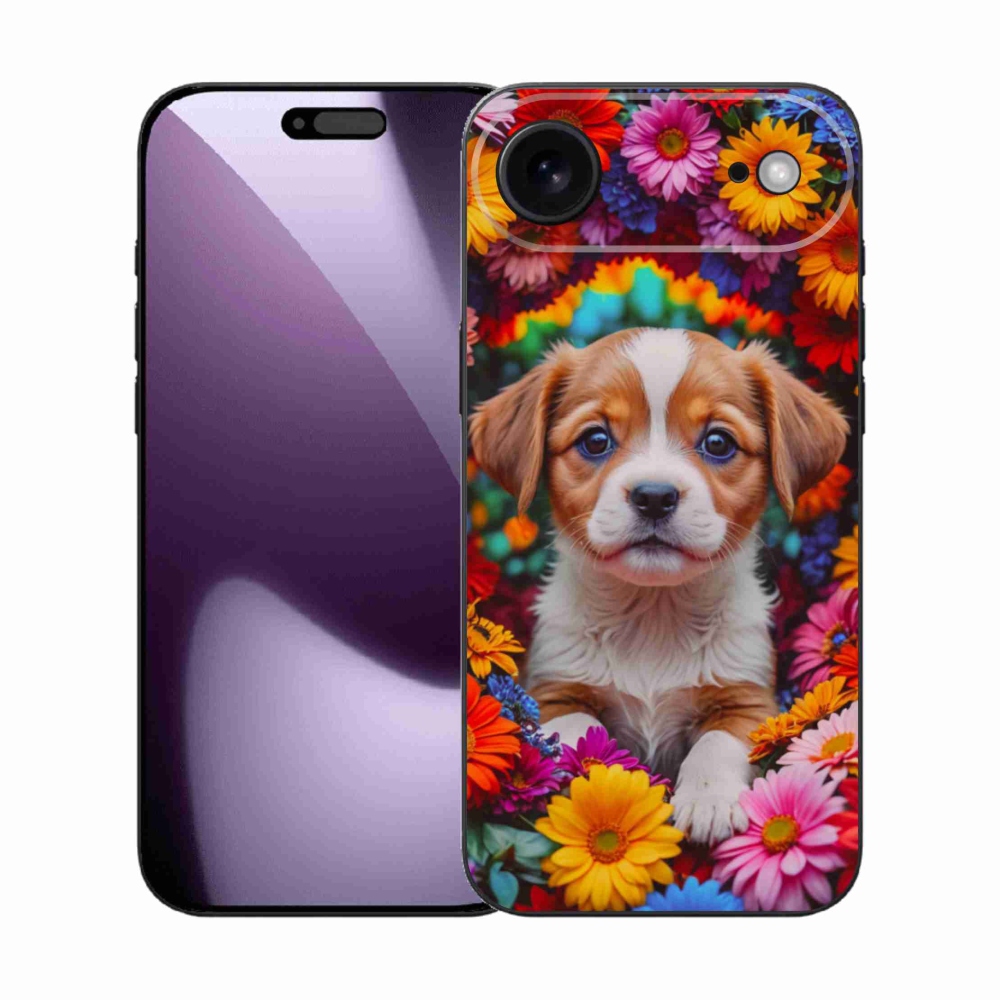 Gelový kryt mmCase na iPhone 17 Air - roztomilé štěně