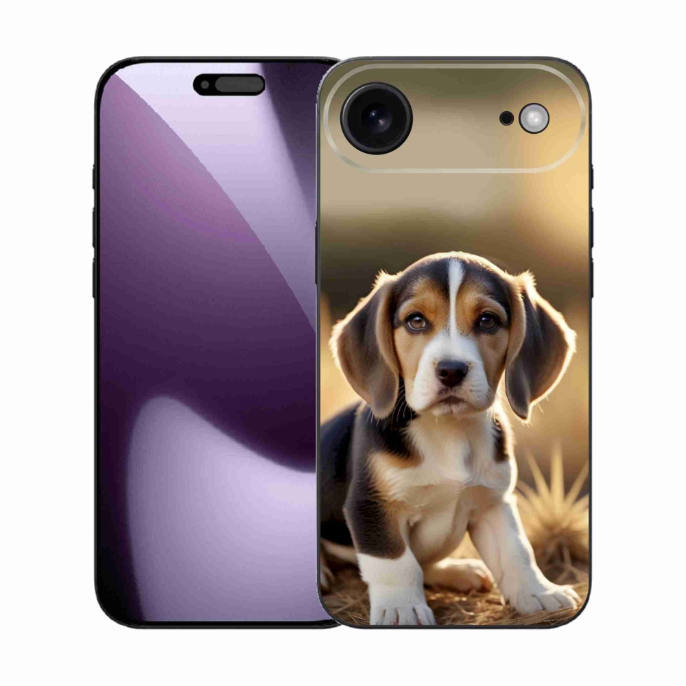 Gelový kryt mmCase na iPhone 17 Air - roztomilý bígl