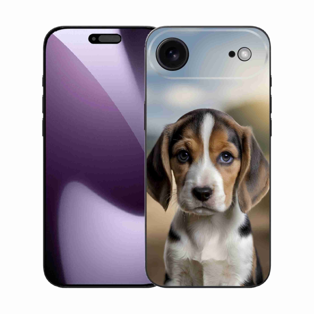 Gelový kryt mmCase na iPhone 17 Air - roztomilý bígl
