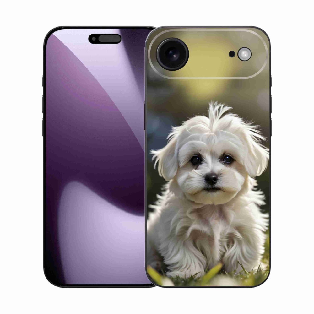 Gelový kryt mmCase na iPhone 17 Air - roztomilý maltézský psík