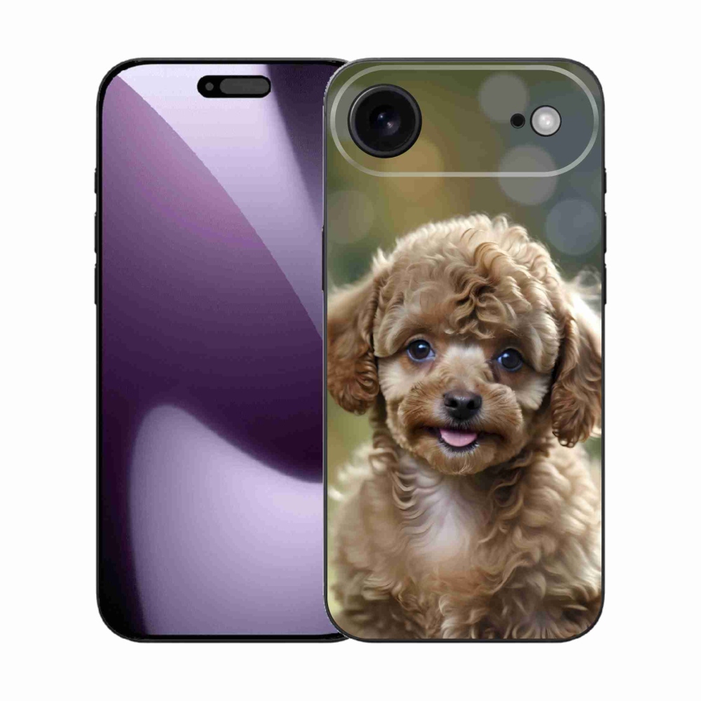Gelový kryt mmCase na iPhone 17 Air - roztomilý pudl