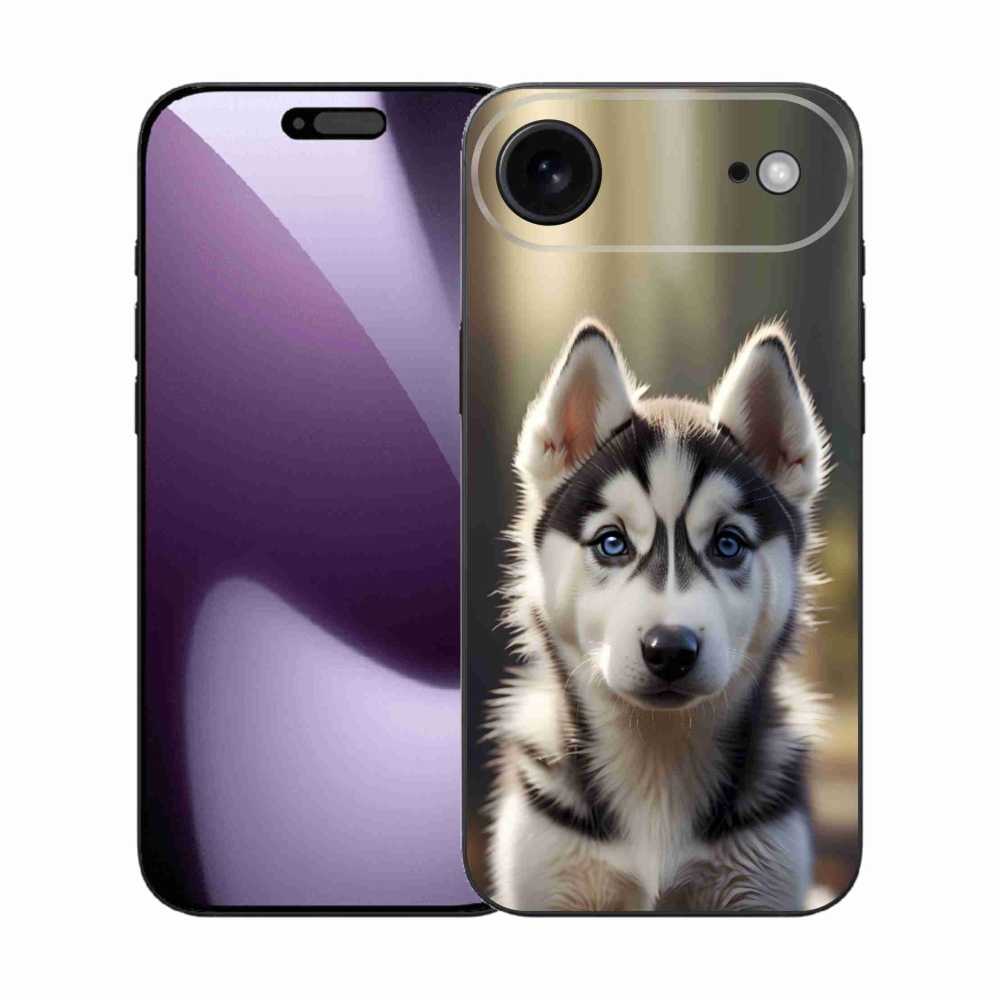 Gelový kryt mmCase na iPhone 17 Air - roztomilý sibiřský husky