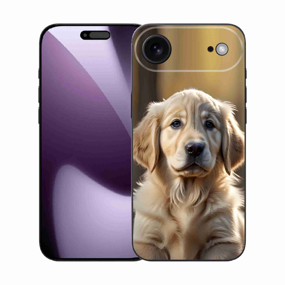 Gelový kryt mmCase na iPhone 17 Air - roztomilý zlatý retrívr