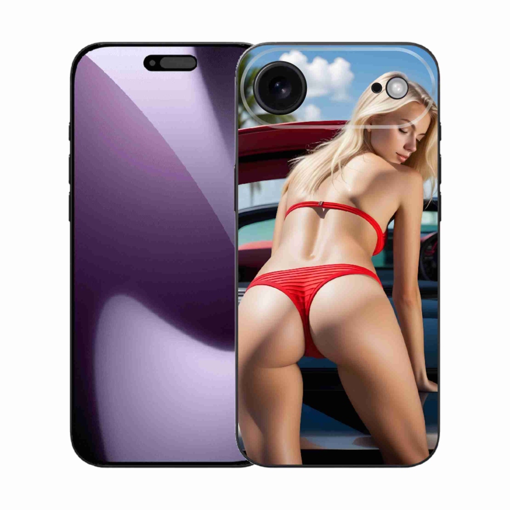Gelový kryt mmCase na iPhone 17 Air - sexy žena 2