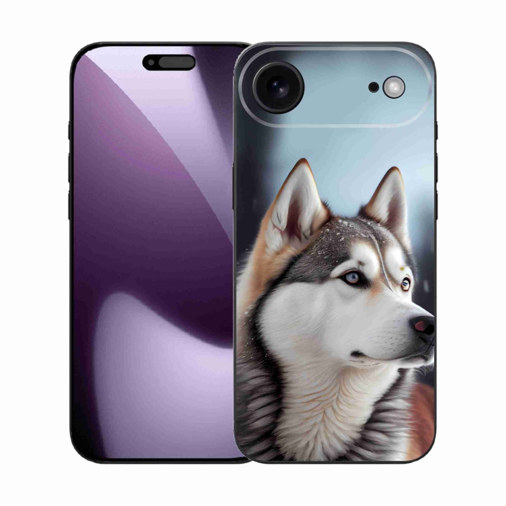Gelový kryt mmCase na iPhone 17 Air - sibiřský husky