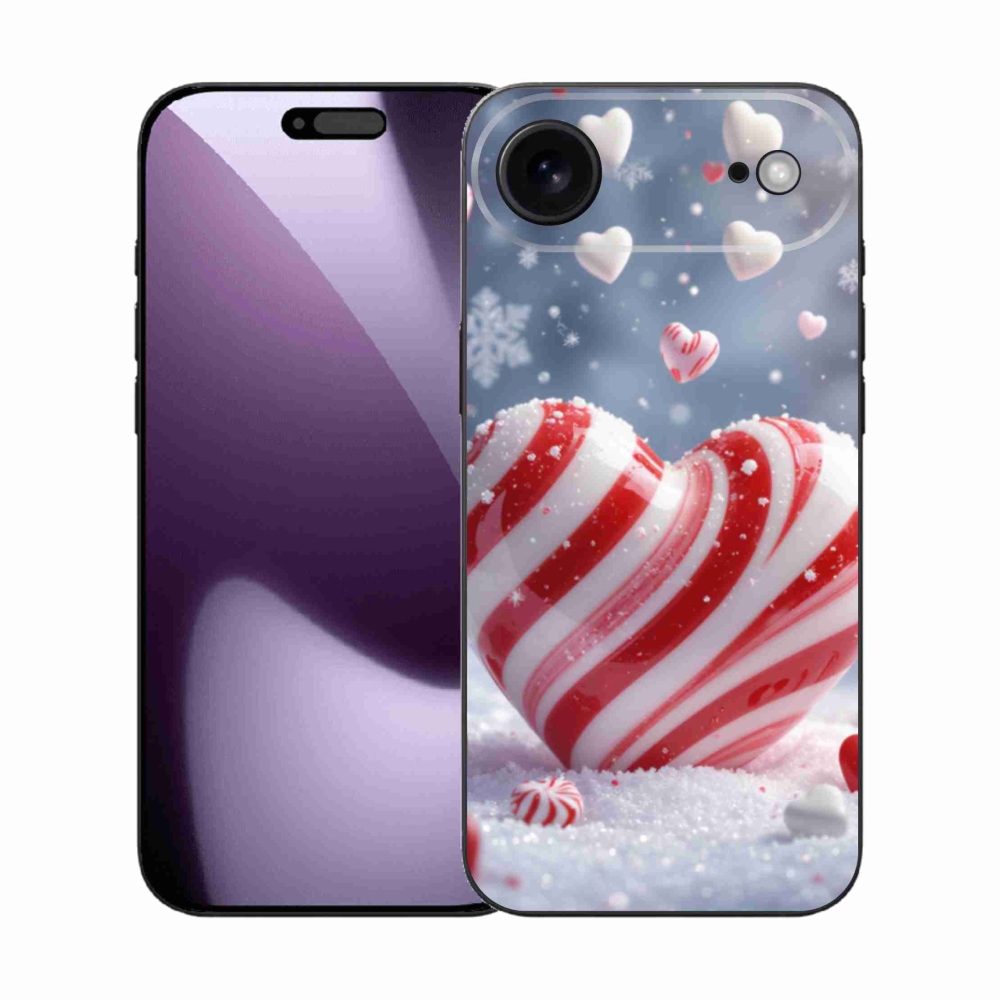 Gelový kryt mmCase na iPhone 17 Air - sladké srdce
