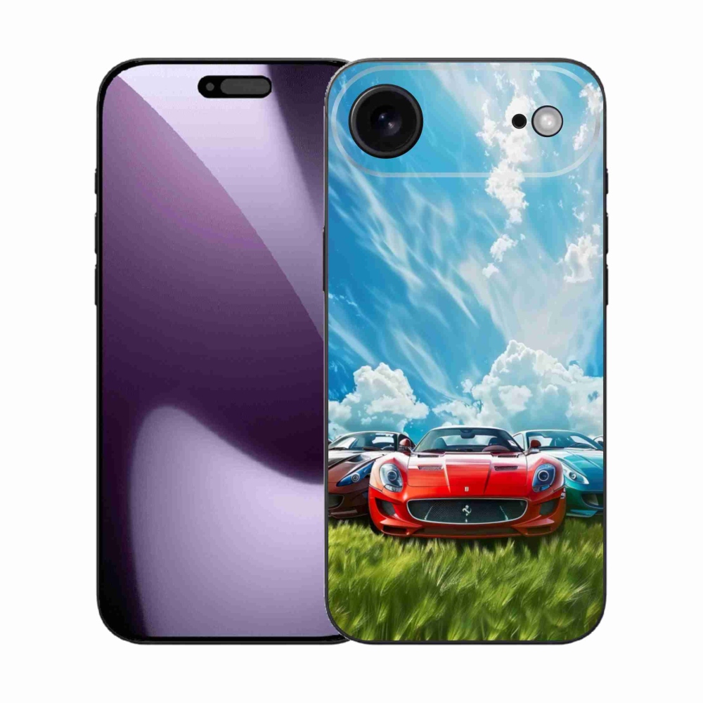 Gelový kryt mmCase na iPhone 17 Air - sportovní vozy