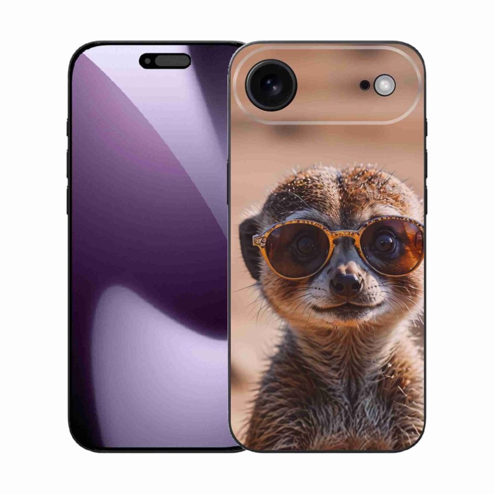 Gelový kryt mmCase na iPhone 17 Air - stylová surikata