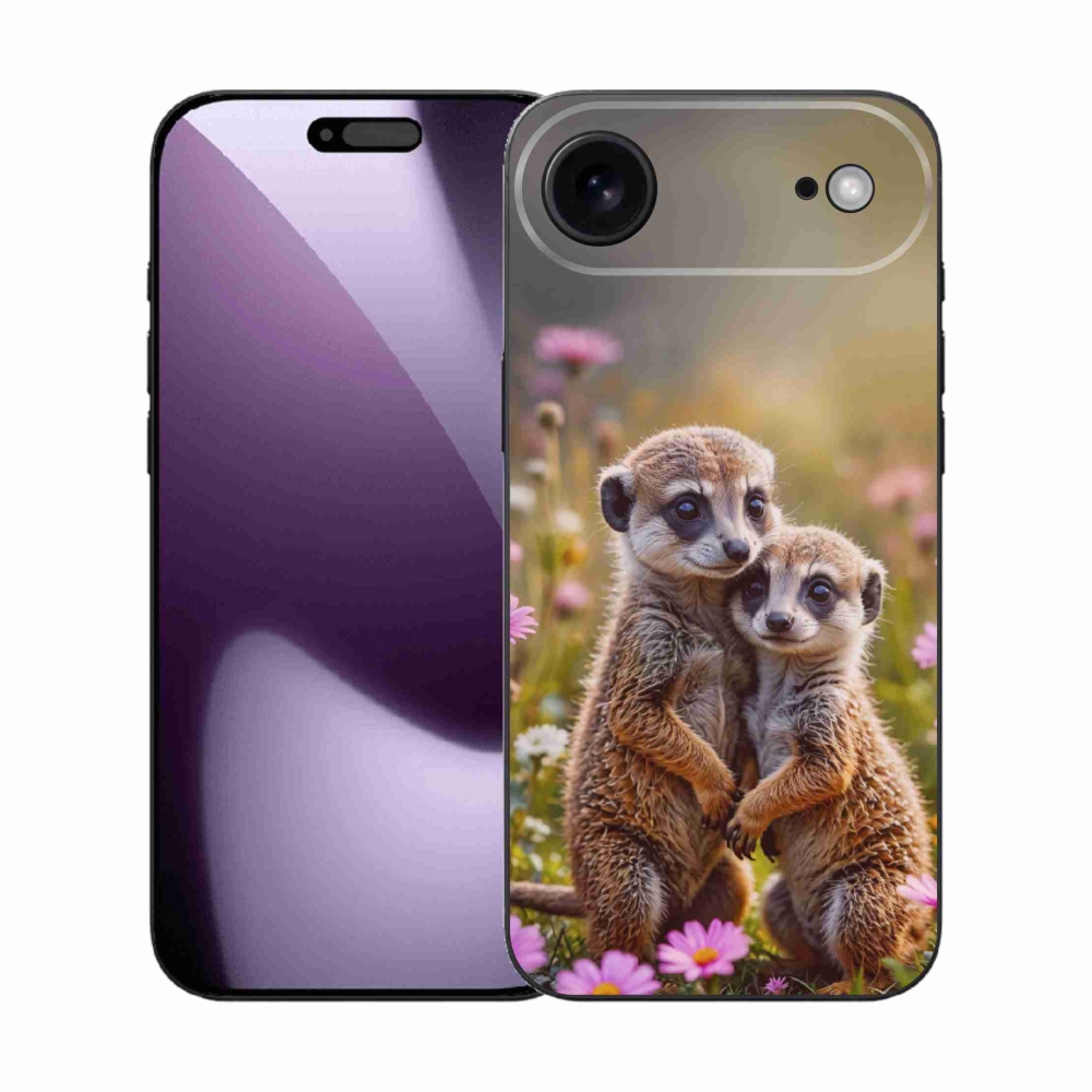 Gelový kryt mmCase na iPhone 17 Air - surikatí duo