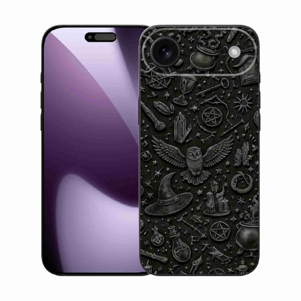 Gelový kryt mmCase na iPhone 17 Air - tmavý magický svět