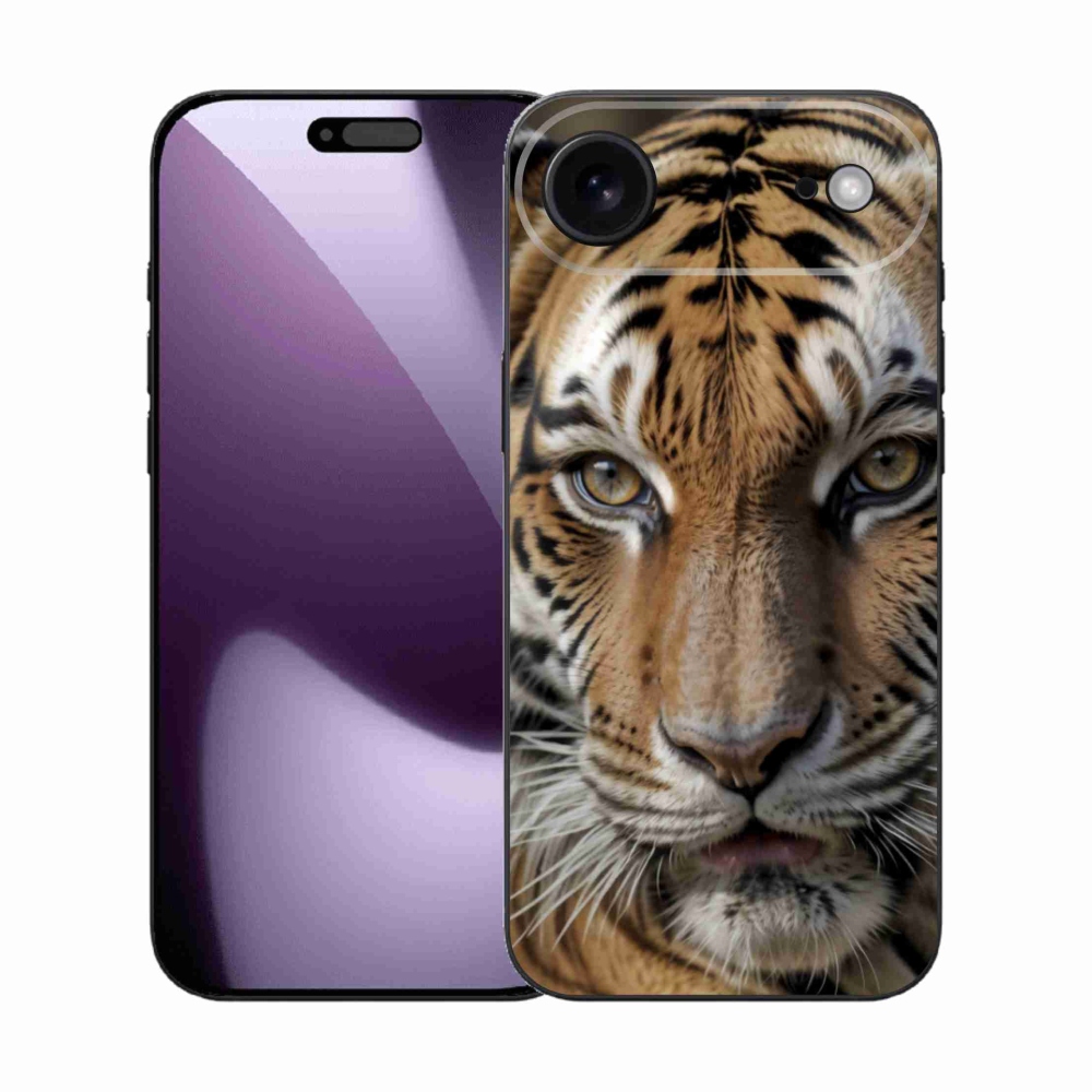 Gelový kryt mmCase na iPhone 17 Air - tygří pohled