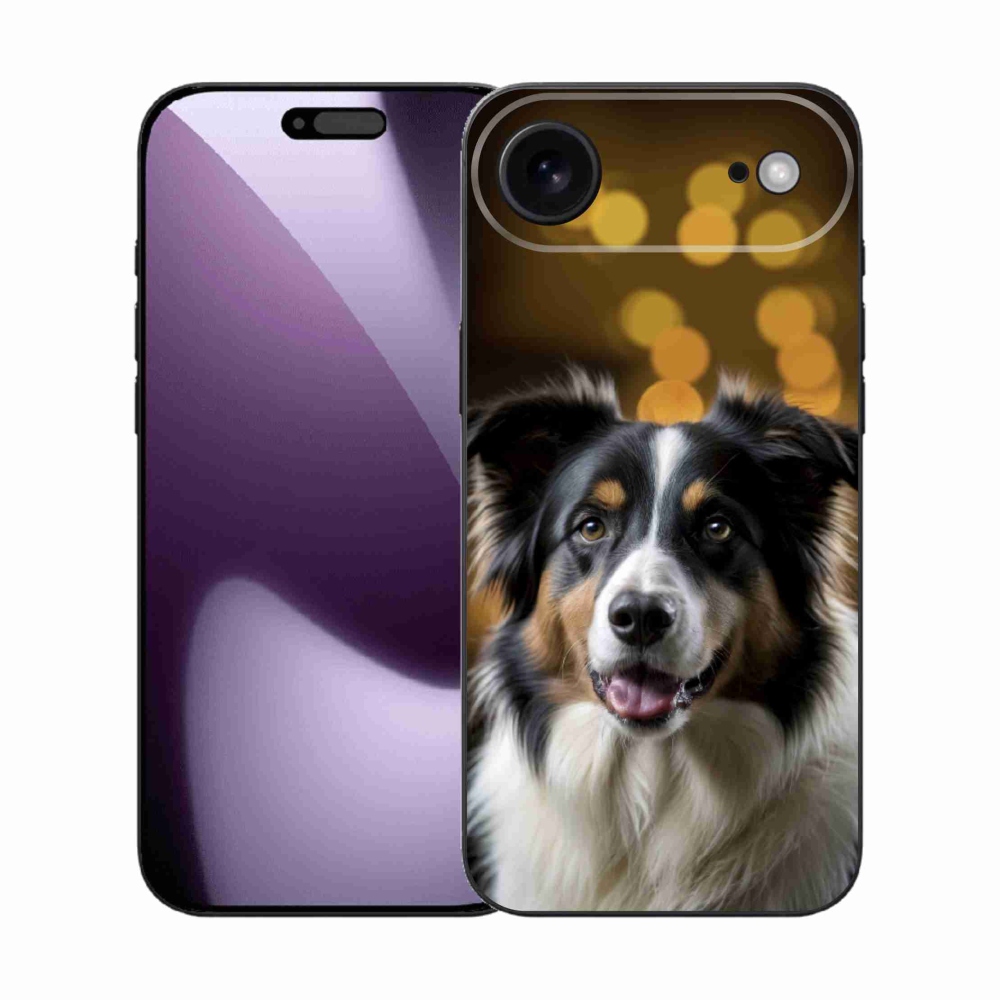 Gelový kryt mmCase na iPhone 17 Air - usměvavý australský ovčák