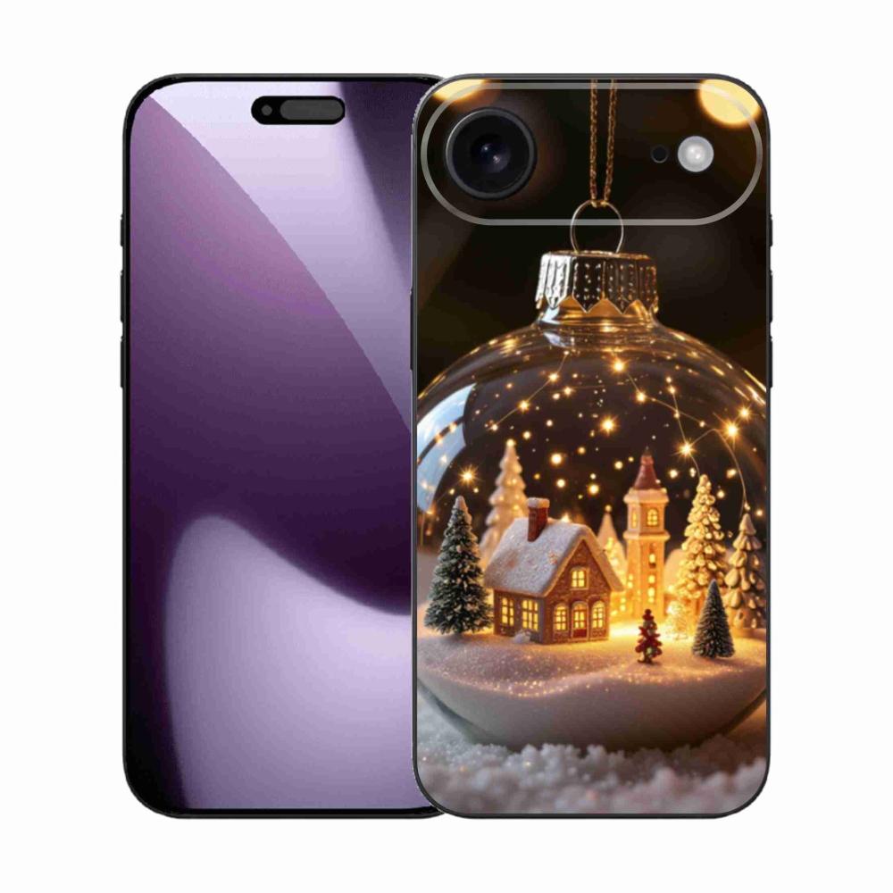 Gelový kryt mmCase na iPhone 17 Air - vánoční koule 3