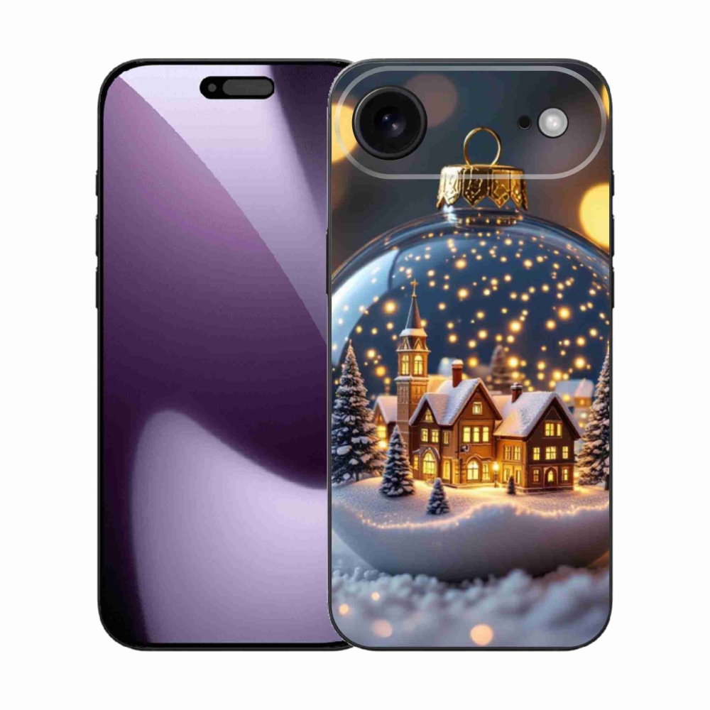 Gelový kryt mmCase na iPhone 17 Air - vánoční koule 4