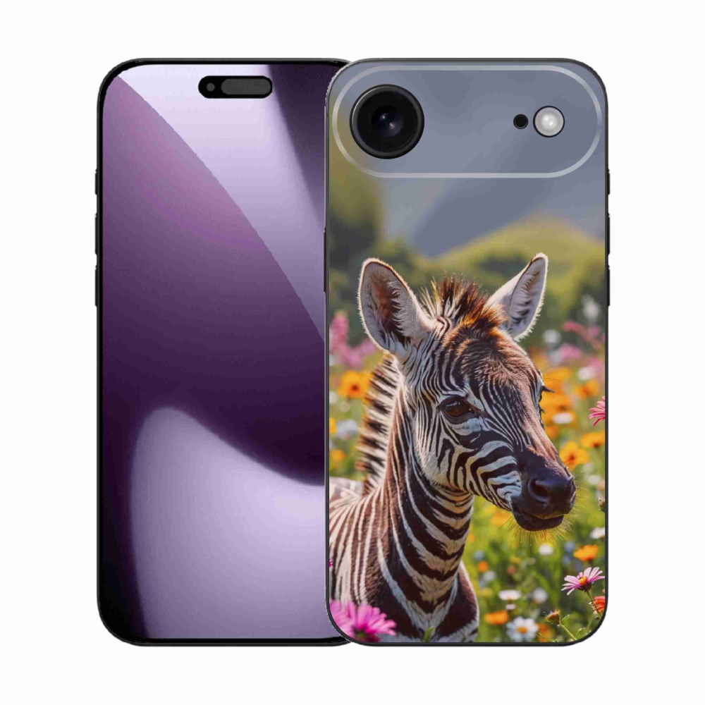 Gelový kryt mmCase na iPhone 17 Air - zebra na louce