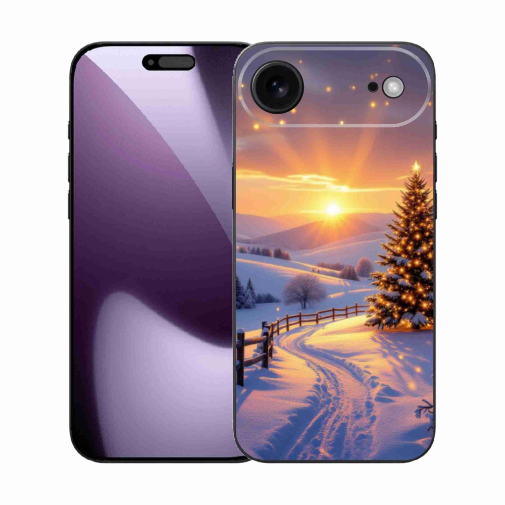 Gelový kryt mmCase na iPhone 17 Air - zimní krajina