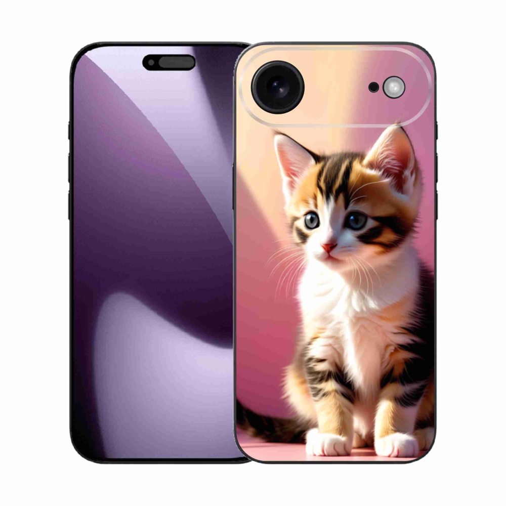 Gelový kryt mmCase na iPhone 17 Air - zvědavé kotě 2