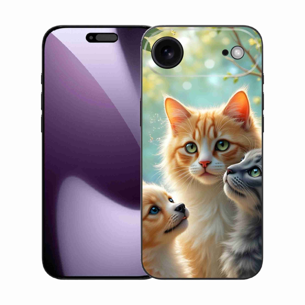 Gelový kryt mmCase na iPhone 17 Air - zvířecí přátelství 2