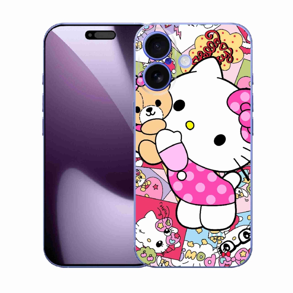 Gelový kryt mmCase na iPhone 17 - cute kitty