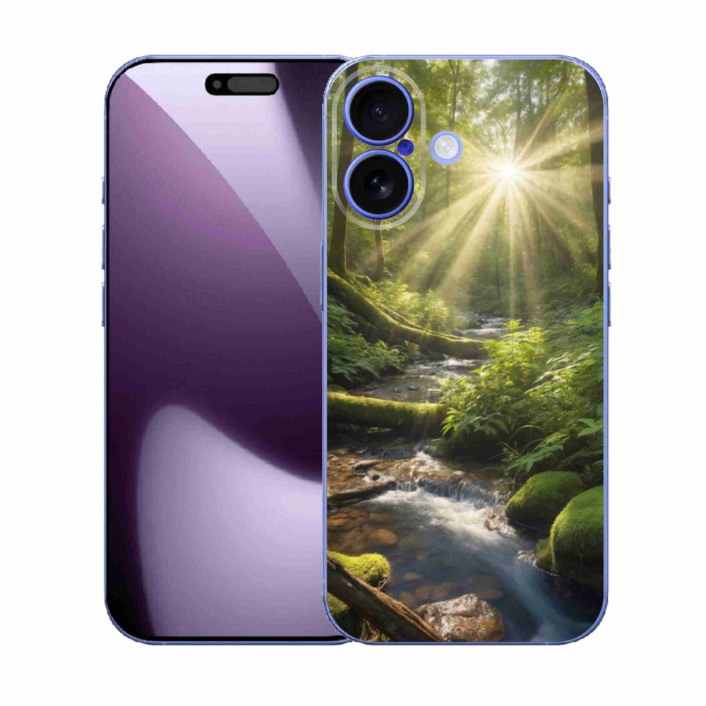 Gelový kryt mmCase na iPhone 17 - hlubina lesa