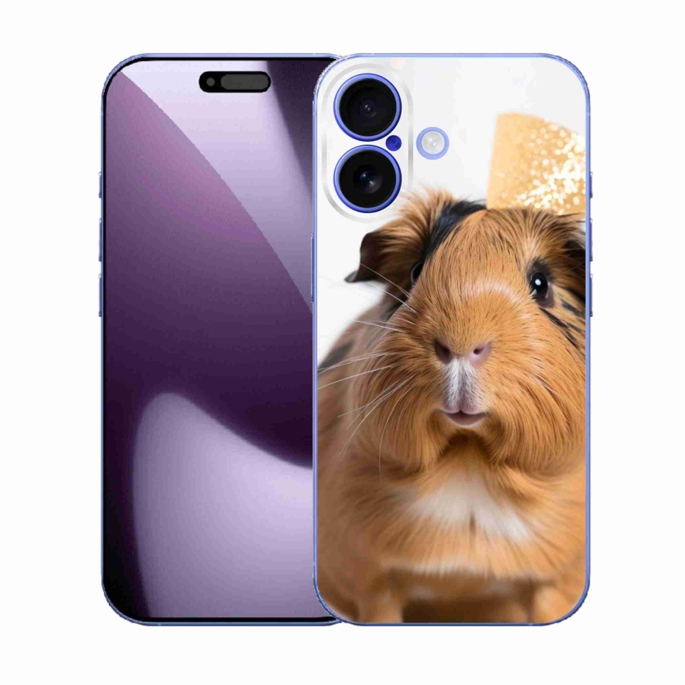 Gelový kryt mmCase na iPhone 17 - hnědé morče