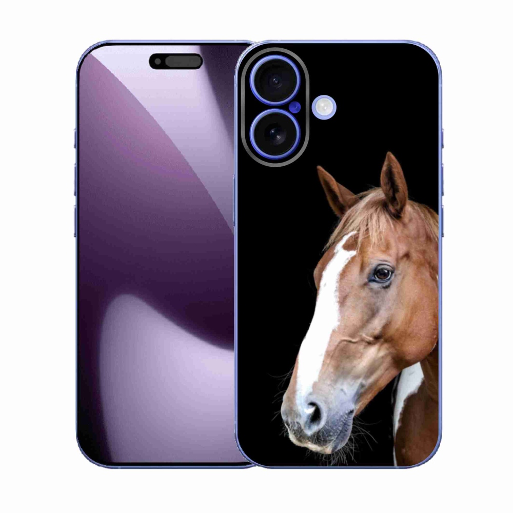 Gelový kryt mmCase na iPhone 17 - hnědý kůň 3