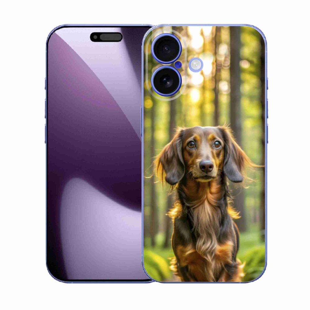 Gelový kryt mmCase na iPhone 17 - jezevčík 4