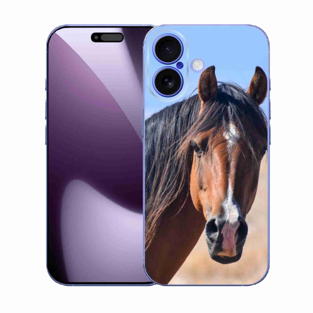 Gelový kryt mmCase na iPhone 17 - klidný kůň