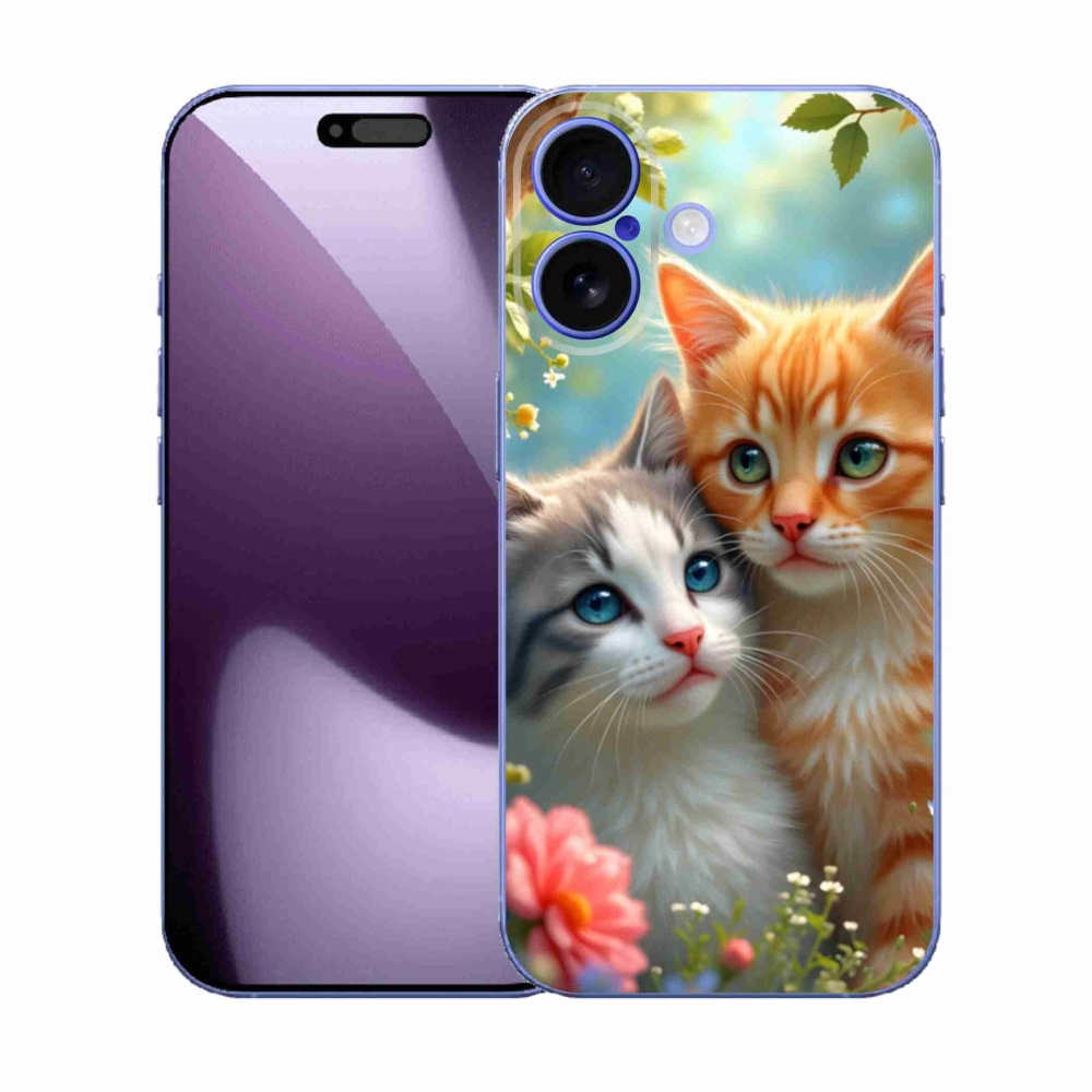 Gelový kryt mmCase na iPhone 17 - kočičí láska 2