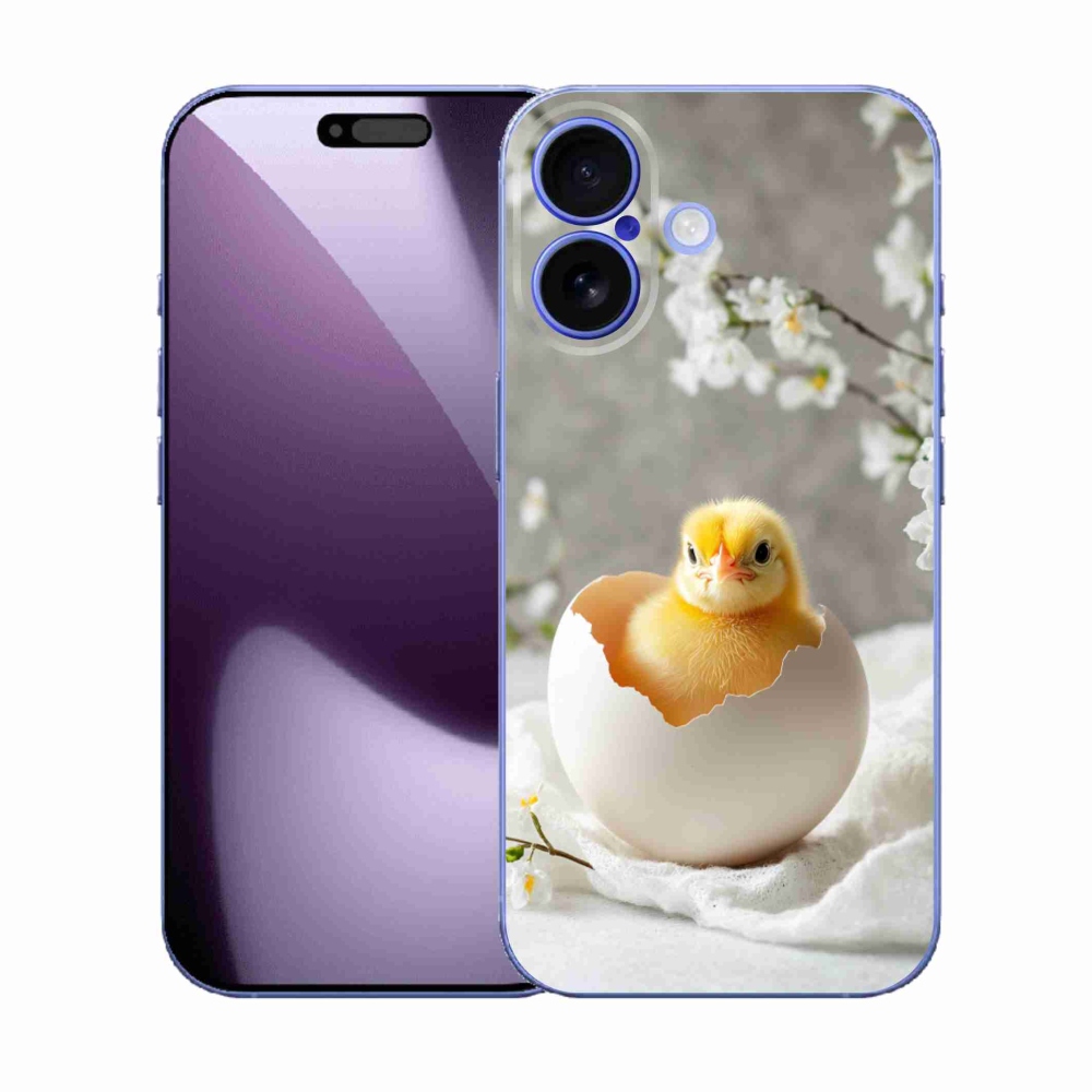 Gelový kryt mmCase na iPhone 17 - kuřátko