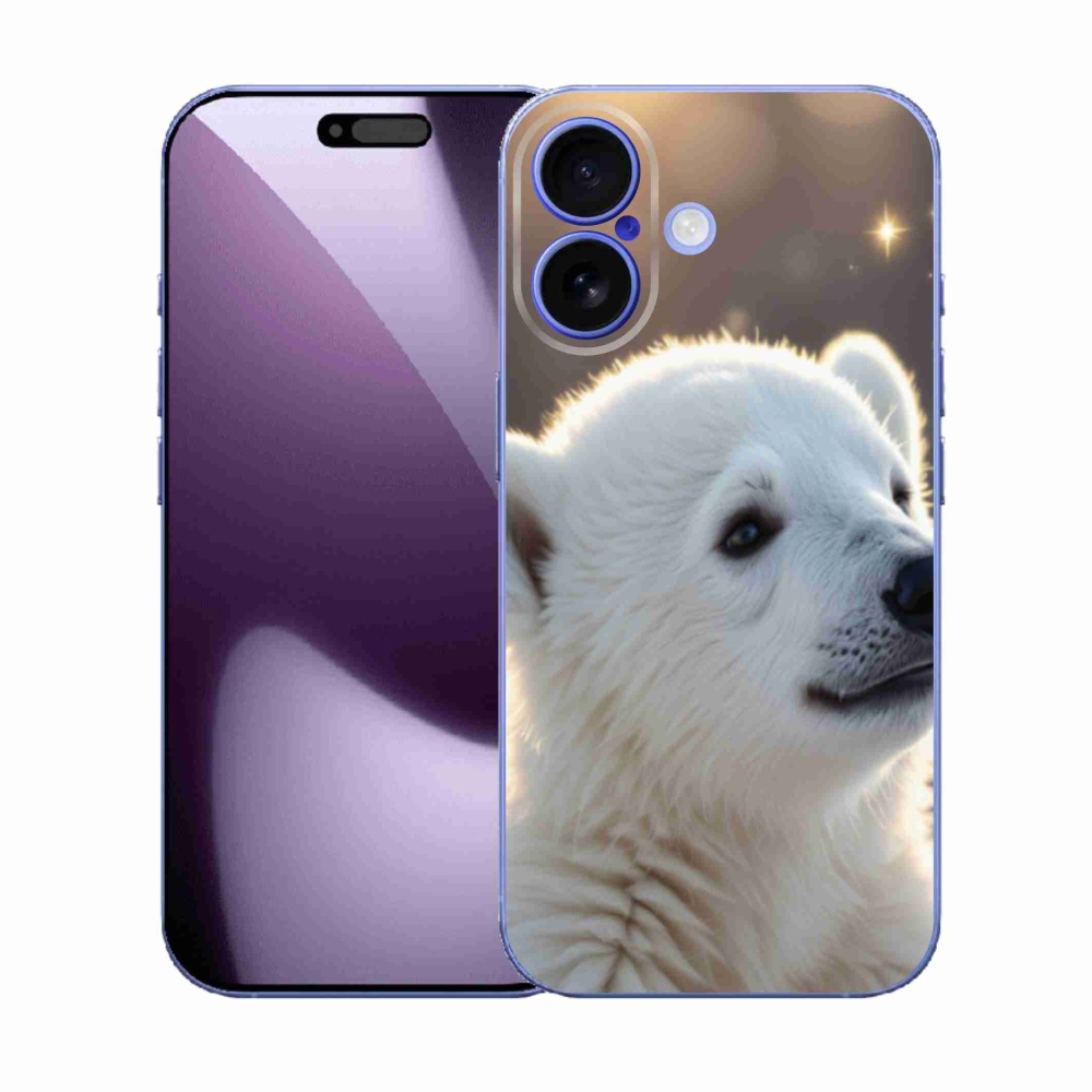 Gelový kryt mmCase na iPhone 17 - lední medvěd