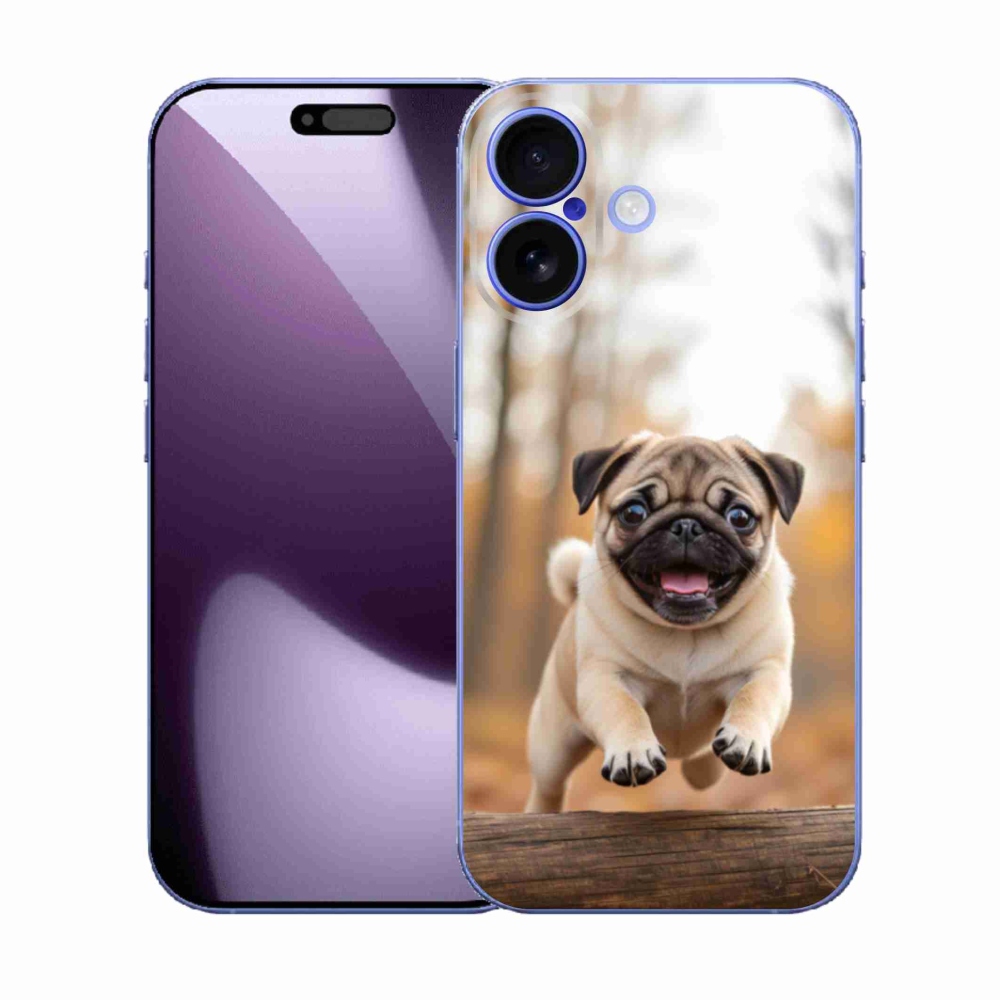 Gelový kryt mmCase na iPhone 17 - mops 2