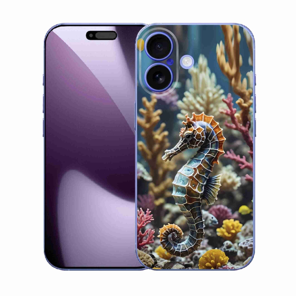 Gelový kryt mmCase na iPhone 17 - mořský koník 2