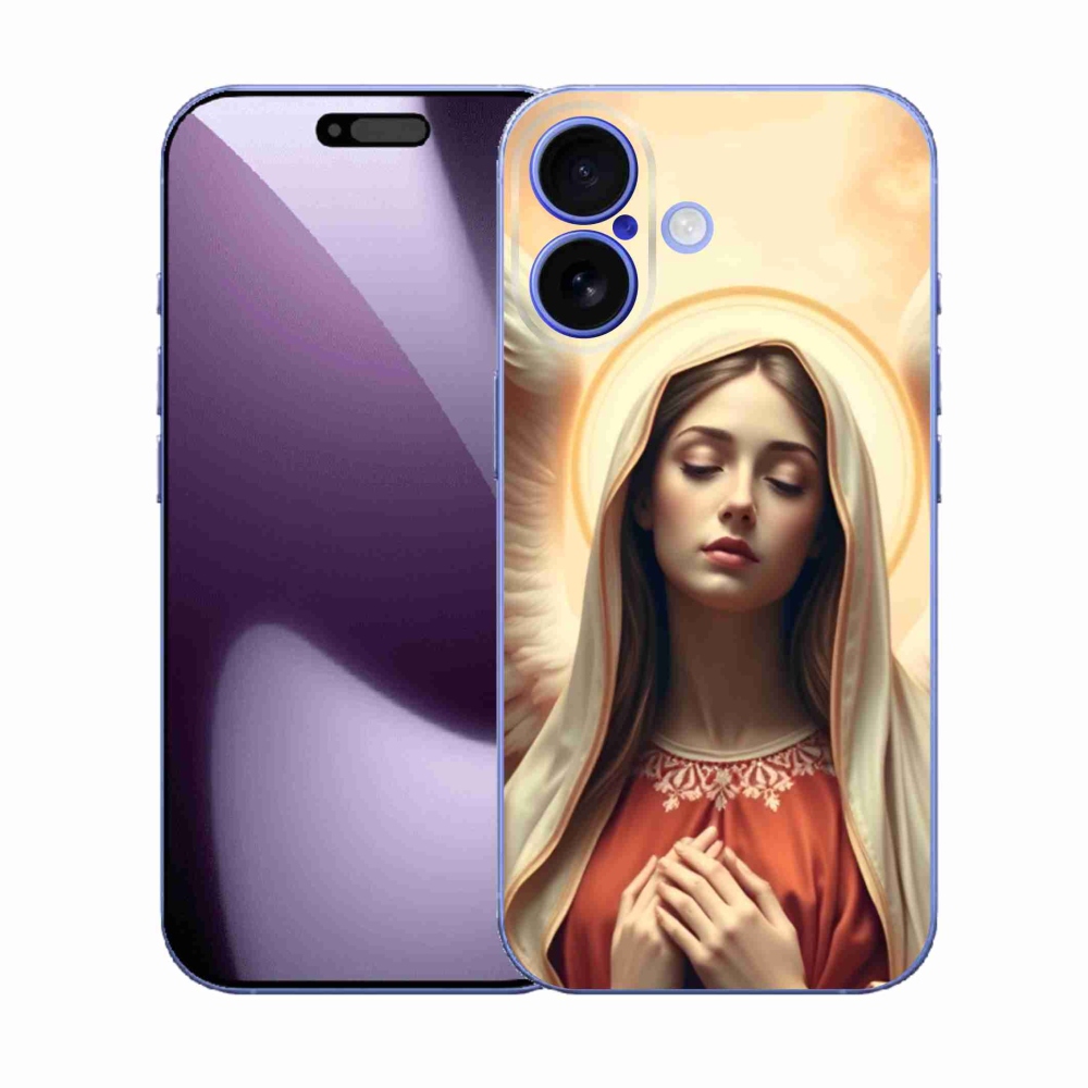 Gelový kryt mmCase na iPhone 17 - náboženský motiv