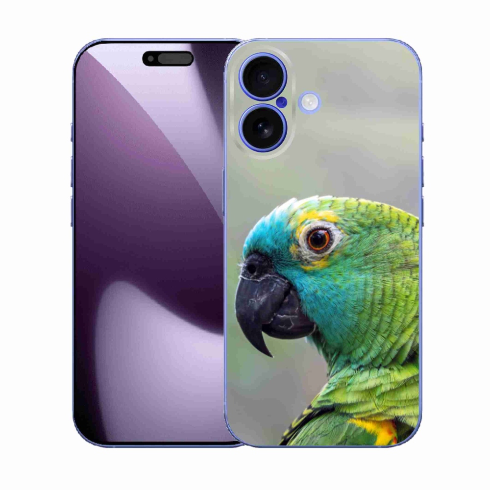 Gelový kryt mmCase na iPhone 17 - papoušek amazoňan