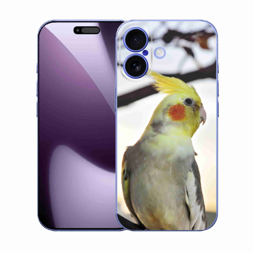 Gelový kryt mmCase na iPhone 17 - papoušek korela