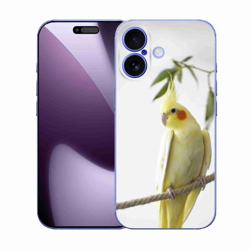 Gelový kryt mmCase na iPhone 17 - papoušek korela chocholatá