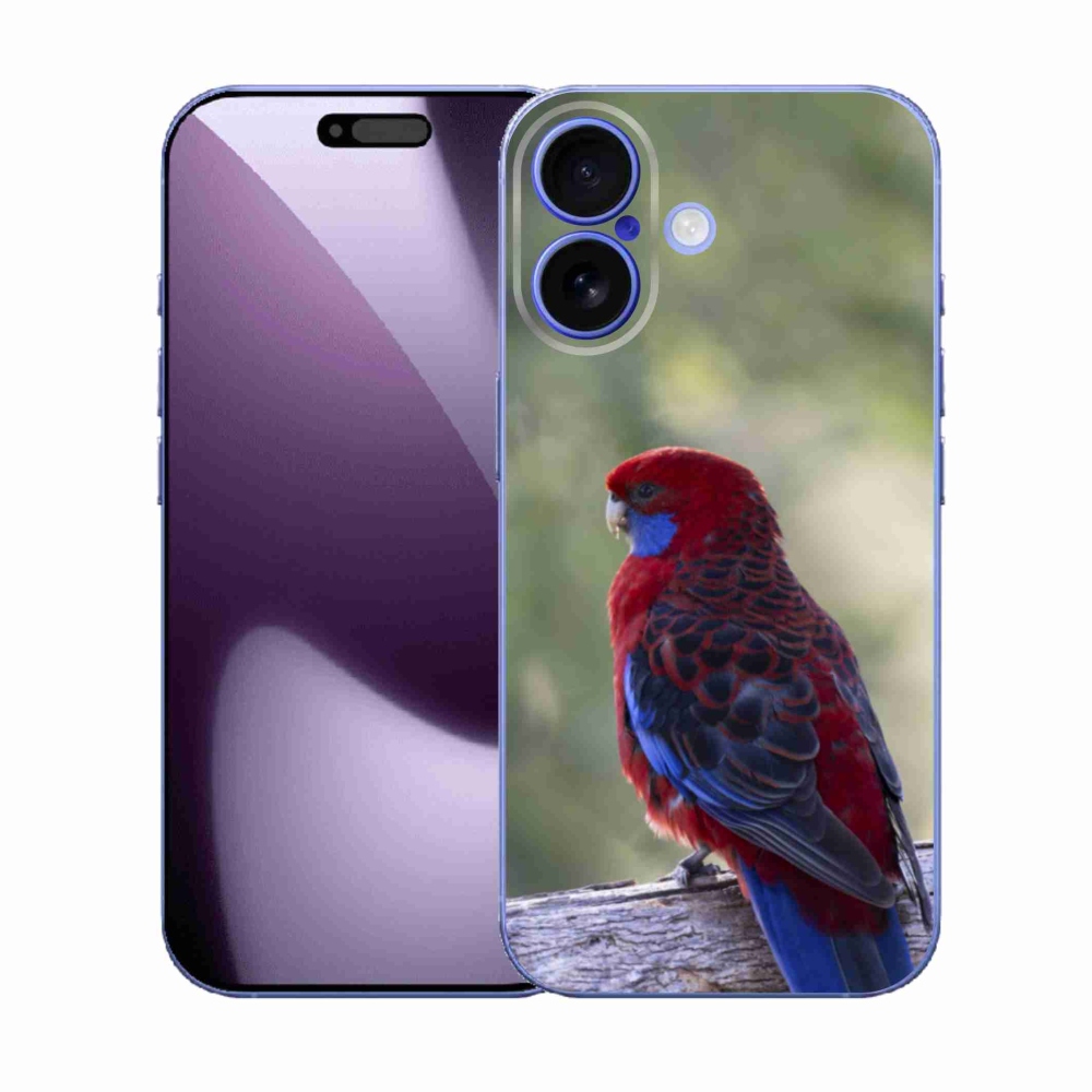 Gelový kryt mmCase na iPhone 17 - papoušek rosela