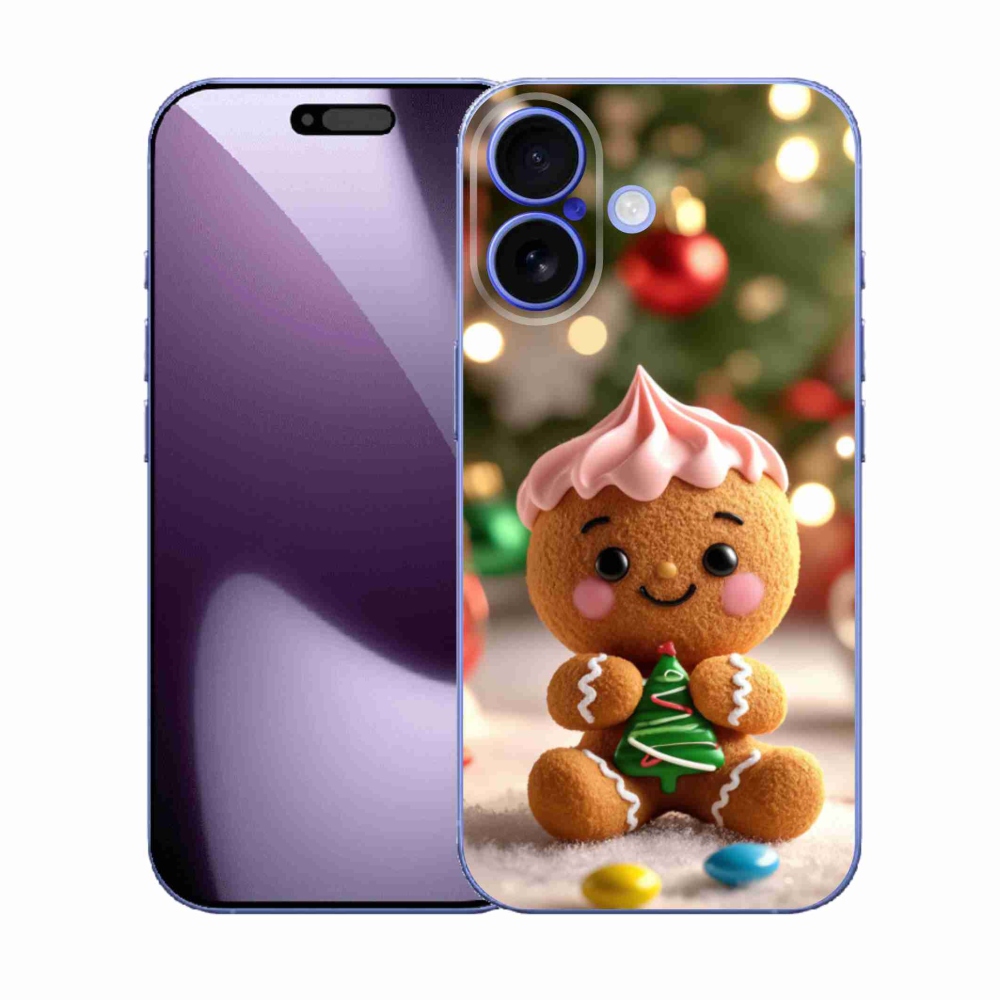 Gelový kryt mmCase na iPhone 17 - perníček