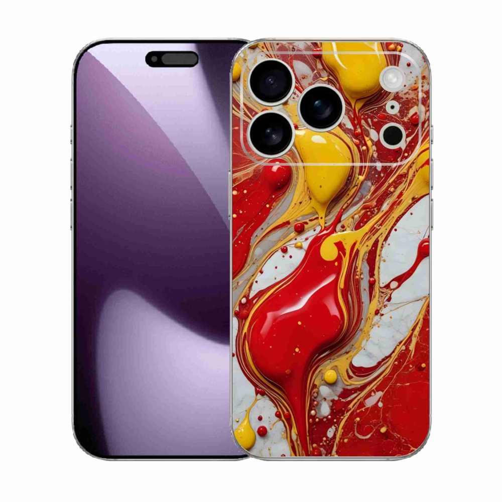 Gelový kryt mmCase na iPhone 17 Pro - abstraktní motiv 42