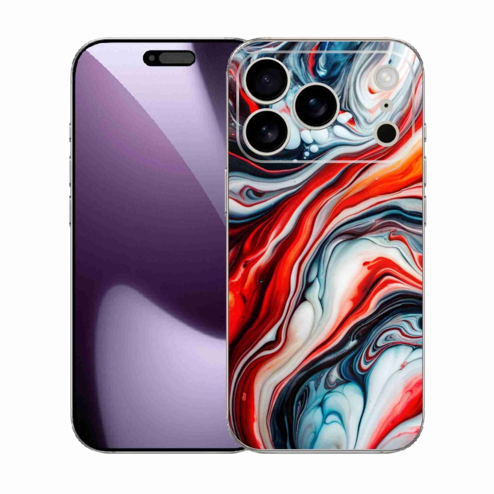 Gelový kryt mmCase na iPhone 17 Pro - abstraktní motiv 63