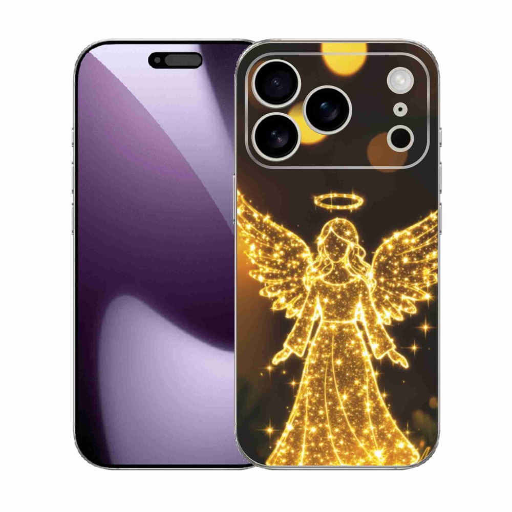 Gelový kryt mmCase na iPhone 17 Pro - anděl