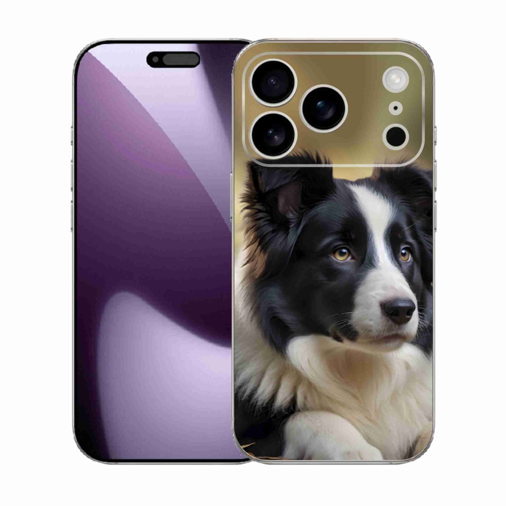 Gelový kryt mmCase na iPhone 17 Pro - border kolie 2
