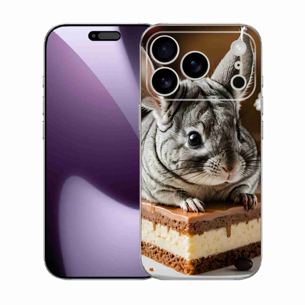 Gelový kryt mmCase na iPhone 17 Pro - činčila