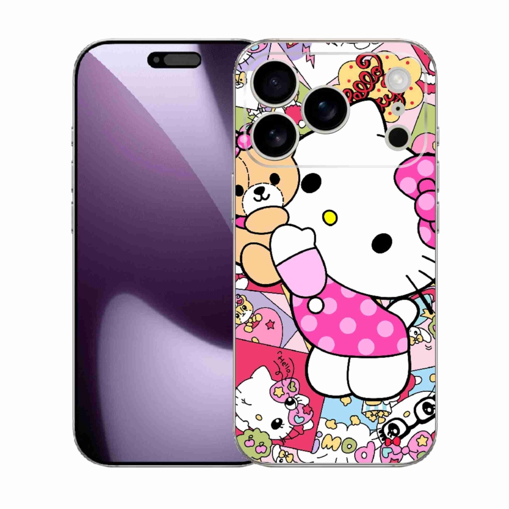 Gelový kryt mmCase na iPhone 17 Pro - cute kitty
